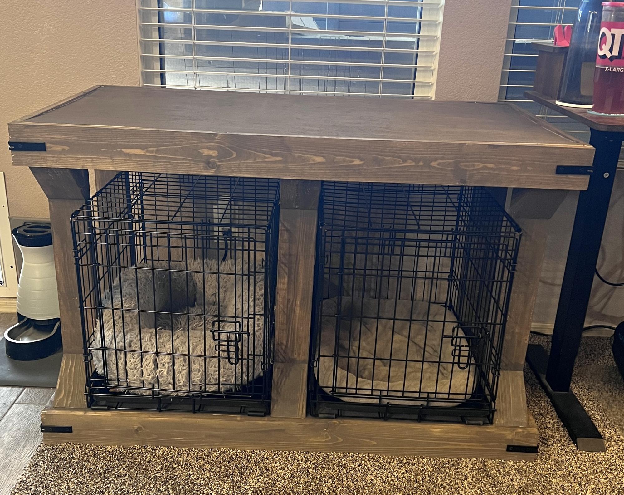DIY Dog Crate Console Ana White